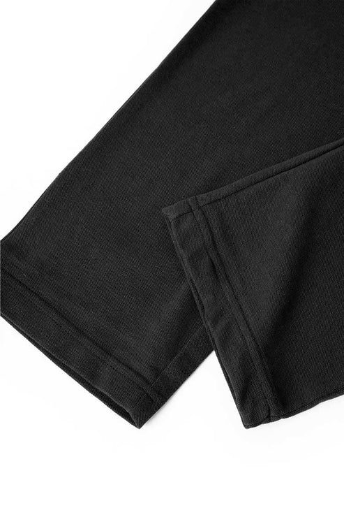 Men’s Pique Cotton Slim-Fit Trousers
